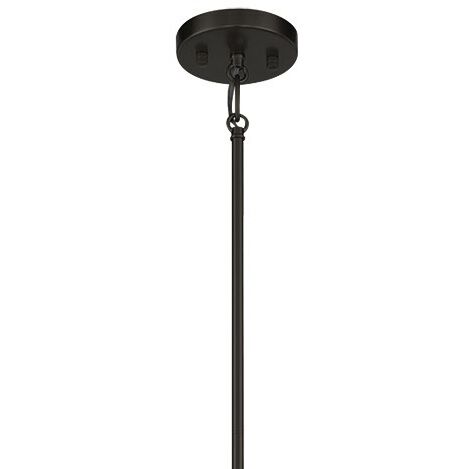 Townhall 6 Light 32 inch Coal/Soft Brass Pendant Ceiling Light